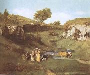 Gustave Courbet Girl oil